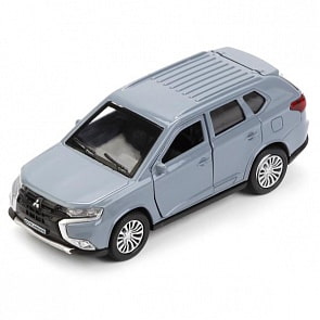 Металлическая инерционная машина – Mitsubishi Outlander, 12 см, открывающиеся двери и багажник (Технопарк, OUTLANDER-MIXsim)