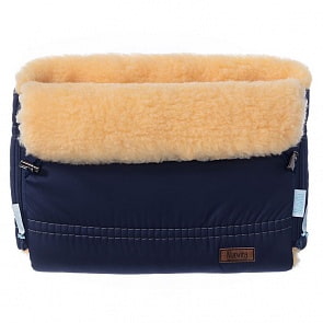 Муфта меховая для коляски Nuovita Alpino Pesco Blu scuro/Темно-синий (Nuovita, NUO-mALPP_1933)