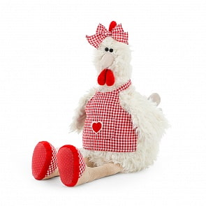 Мягкая игрушка - Курочка Фрося, 25 см (Orange, 6011/25)