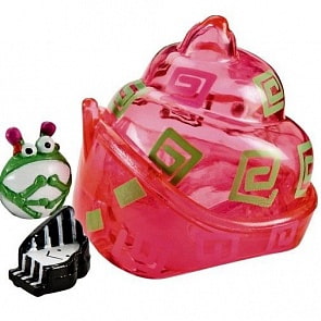 Розовая раковина с ацтекскими узорами для крабиков Ша-Ша (Cepia, 87107)