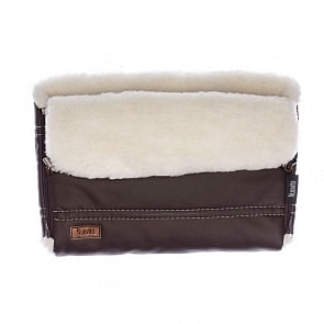 Муфта меховая для коляски Nuovita Alpino Lux Bianco Cioccolata/Шоколад (Nuovita, NUO-mALPLB_1973)