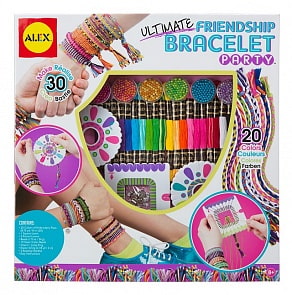 Большой набор для плетения браслетов - Друзья, от 8 лет (Alex, 137X)