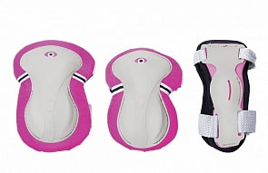 Комплект защиты Globber Protective Junior Set XS 25-50 кг, розовый (Globber, 541-110)