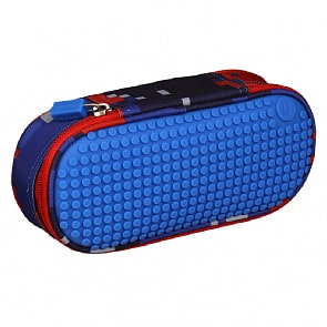 Пенал школьный пиксельный Super class pencil case WY-B012, цвет небесно-синий (Upixel, 80749)