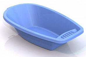 Малая ванна для кукол, голубая, 41 см (Нордпласт, Н-155/1)