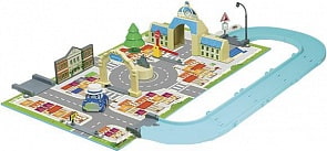 Набор игровой – Город. Мэрия. Poli Robocar (Silverlit, 83279)