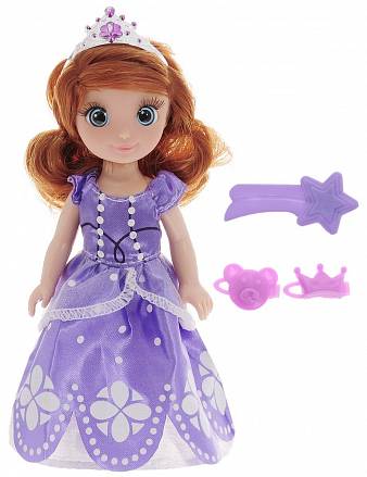 Кукла София из серии Дисней, 15 см., озвученная, с аксессуарами 