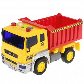 Камаз-самосвал, 17 см, инерционный, свет и звук (Технопарк, KAM-17PL-DUM)