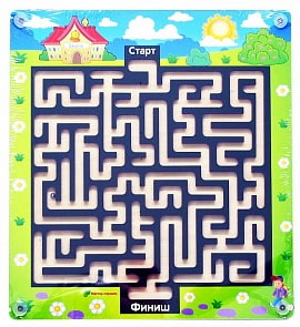 Лабиринт с шариком - Идем в школу (Тимбергрупп, ig0049)