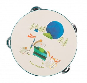 Тамбурин – Зиг и Заг. Синий (Moulin Roty, 659330)