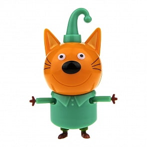 Фигурка героя мультфильма Три кота – Компот, 7,3 см, подвижные ножки и ручки (1Toy, Т17175)