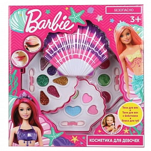 Набор косметики тени и блеск для губ Барби (Милая леди, 10388A2-BAR) (ассортимент)