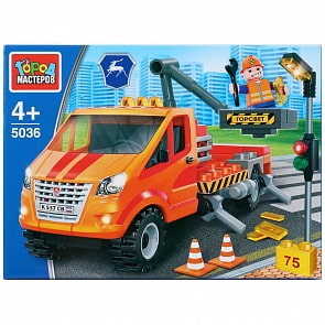 Конструктор Газель: ремонт освещения, с фигуркой, 75 деталей (Город мастеров, 5036-KK)