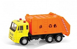 Инерционный металлический мусоровоз, масштаб 1:54 (Play Smart, Р49203)