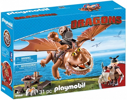 Playmobil Драконы: Рыбьенг и Сарделька 