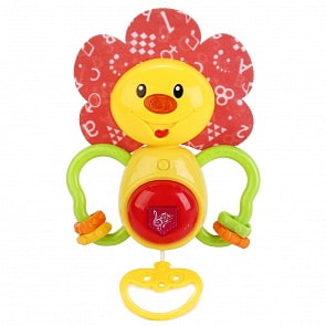 Игрушка музыкальная с механическим заводом - Цветочек (Умка, B1358049-R)