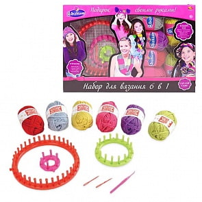 Набор для вязания 6 в 1- Я дизайнер (ABtoys, PT-00415)