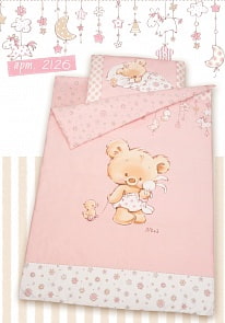 Комплект постельного белья – Mika, сатин, розовый (Золотой Гусь, 2126)