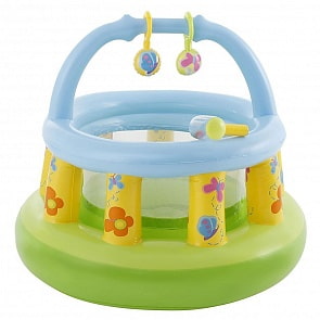 Детский надувной игровой центр, круглый (Intex, 48474sim)