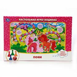 Настольная игра-ходилка «Пони» (Умка, 4690590091036sim) - миниатюра