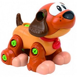 Детский конструктор - Собачка с шуруповертом (Happy Kid, 4368T)