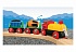 Игровой набор Грузовой поезд с бетономешалкой и грузом угля  - миниатюра №2