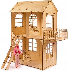 Конструктор – Средний кукольный дом (Теремок, КД-5)