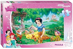 Пазл maxi Дисней Белоснежка, 24 элемента (Step Puzzle, 90019)