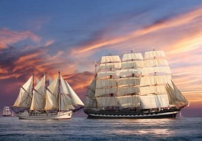 Пазл Castorland 500 деталей Парусники (Castorland, C500-51892)