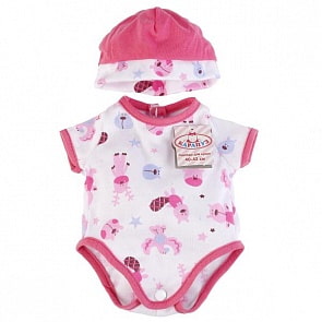 Комплект одежды для куклы ростом 40-42 см., в пакете (Карапуз, OTF-BLC17-RUsim)