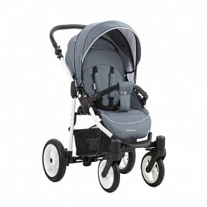 Детская прогулочная коляска – Rainbow, шасси белая/BIA W16 (Bebetto, WB120_W16)