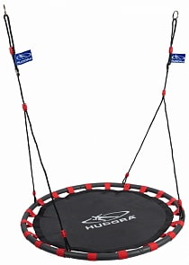 Качели Nest swing Alu 120, цвет - black/red (Hudora, 72161)