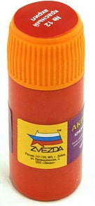 Краска красная, алая (Звезда, АКР-12)
