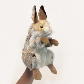 Кукла-перчатка – Заяц, 35 см. (Hansa, 6129)