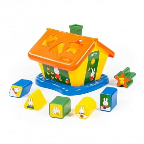 Логический домик Миффи с 6 кубиками №2 (Полесье, п-64271)