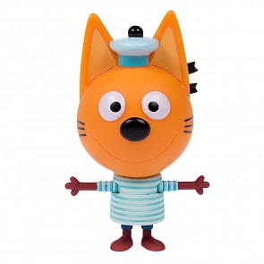 Фигурка Три кота – Коржик с аксессуаром 7,6 см, звук (1toy, Т16176)