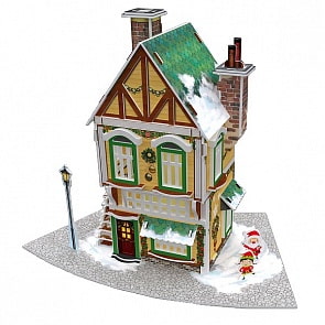 Рождественский коттедж 3 с подсветкой (CubicFun, P803h)