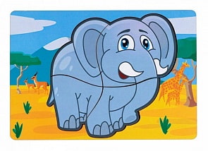 Вкладыш деревянный Слоник (Paremo, PE720-10)