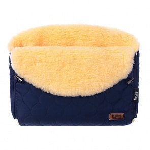 Муфта меховая для коляски Nuovita Polare Pesco Blu scuro/Темно-синий (Nuovita, NUO-mPOLP_2124)