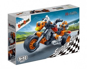 Конструктор - Мотоцикл, 118 деталей (Banbao, 6961)