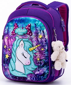 Ранец Winner One 6015 с брелоком мишка (Winner, 6015)