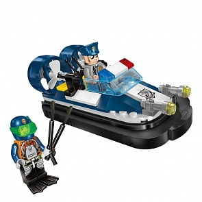 Конструктор - Полиция – Катер, с фигурками, 105 деталей (Enlighten Brick, BRICK1903)