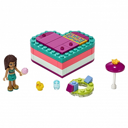 Конструктор Lego®  Friends - Летняя шкатулка-сердечко для Андреа 