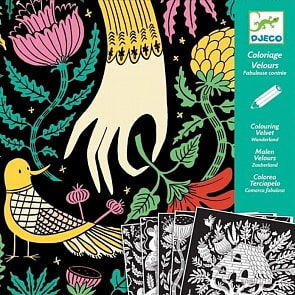 Бархатные раскраски - Страна Чудес (Djeco, 09626k)