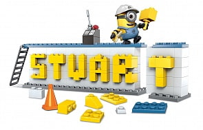 Конструктор Гадкий Я – Табличка для имени, 230 деталей (Mega Bloks, DRV32)