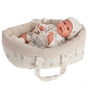 Кукла Роза в сером, 40 см (Antonio Juans Munecas, 3307)