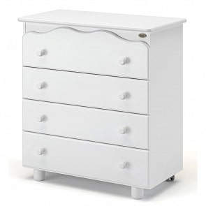 Детский комод – Nuovita Affetto, bianco/белый (Nuovita, сAFF_1059)