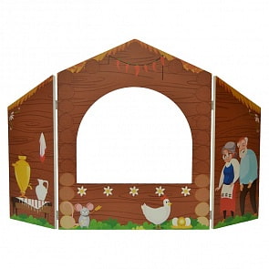 Ширма настольная для кукольного театра Курочка ряба (Paremo, PE720-219Kr)