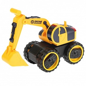Экскаватор инерционный, 24 см, свет и звук (Технопарк, A6677-8R)