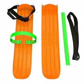 Мини-лыжи Тяни-толкай большие с ремнями РТ-2, оранжевый (RT, 6954RT)